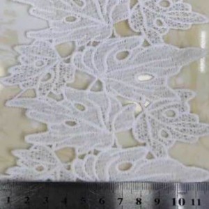 2 # dentelle de soie de lait, dentelle de polyester / nylon, dentelle de coton