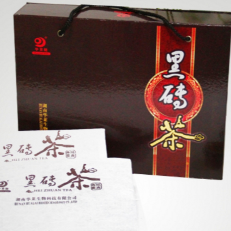 chocolat noir brique thé hunan anhua thé noir soins de santé thé