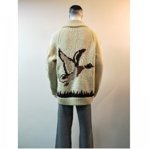 PULL-COAT IMPRIMÉ JAUNE RLMS0068F