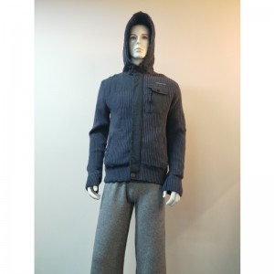 MANTEAU À CAPUCHE MARINE RLMS0070F