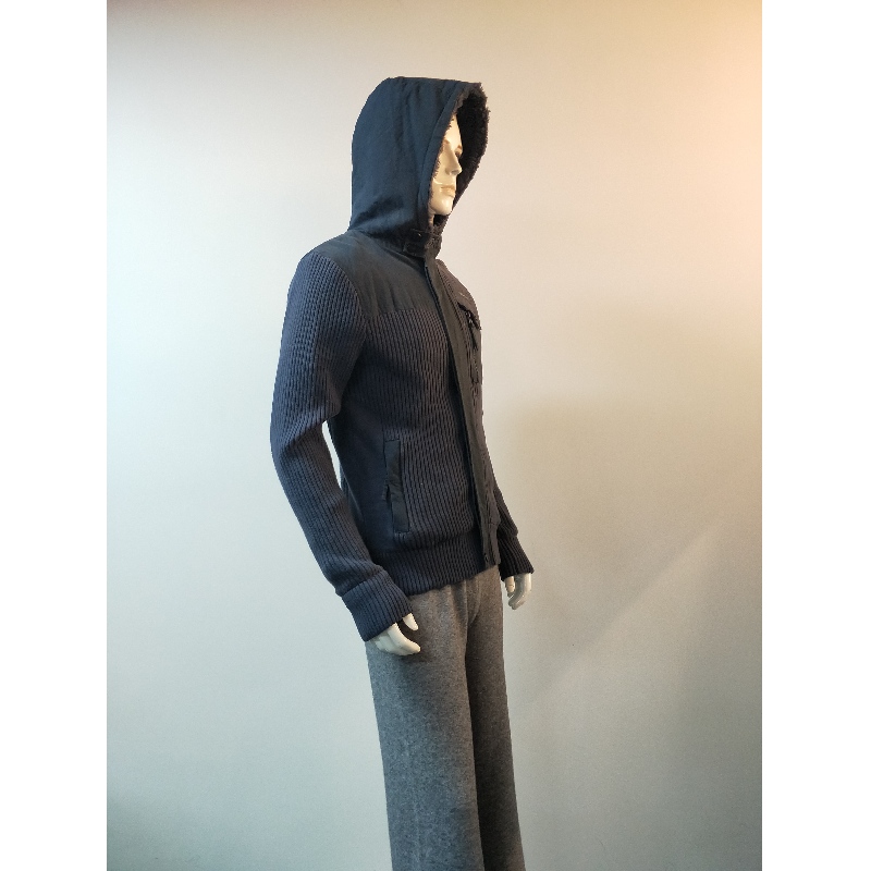 MANTEAU À CAPUCHE MARINE RLMS0070F