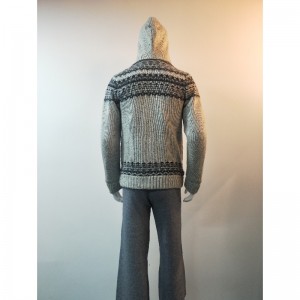 MANTEAU PULL GRIS RLMS0078F