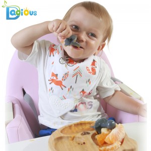 Meilleur vendeur premier auto-alimentation bébé ustensiles courte Toddler Spoon grade alimentaire cuillères et fourchettes PP pour la formation de bébé