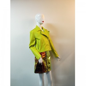 FLUORESCENT JAUNE PU VESTE RLWPJ0003N