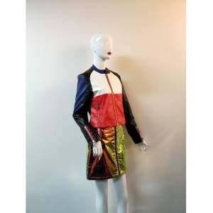 VESTE BIKER CONTRASTE RLWPJ0005N