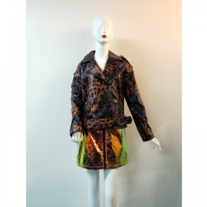 BLOUSON PU BLACK-DOTS RLWPJ0007N