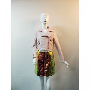 VESTE EN DAIM SUDETTE ROSE RLWSJ0001N