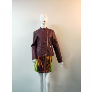 VESTE PU BOURGOGNE RLWPJ0019N