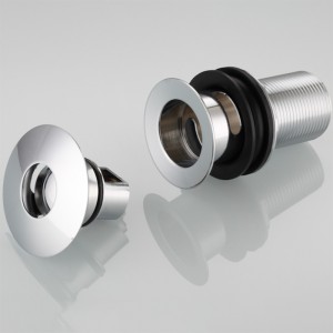 40mm pop up bassin chromé déchets fendue