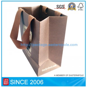 Sac shopping de luxe avec poignée collée