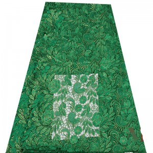 Robe de mariée vente chaude 3d tissu de dentelle brodée pour les femmes