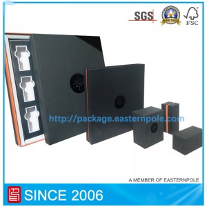 Boite à papier de maquillage faite main avec insert en carton