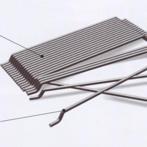 Fibres d'acier crochues