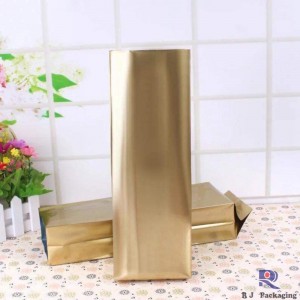 Sachet à thé et à thé en aluminium avec soufflet latéral 8 oz 12 oz 16 oz 32 oz