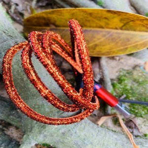 Ligne de données téléphonique à motif textile