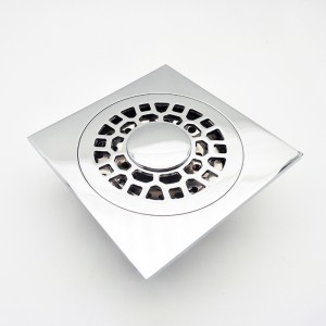 Drain de plancher de douche dissimulé idéal en laiton