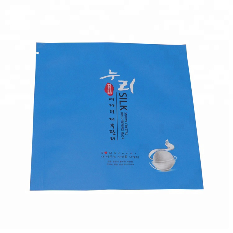 Emballage cosmétique en plastique de sac de masque facial rempli par fond de fournisseur de la Chine