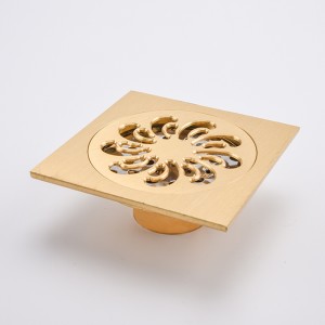 Siphon automatique pour siphon au sol en bronze nickel