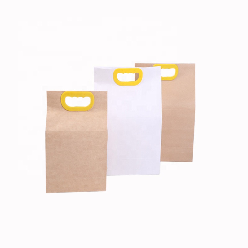 Prix ​​de gros personnalisé logo impression durable résistant à l'humidité taille 2.5kg 5kg papier d'emballage de riz kraft