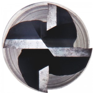 Fraise en bout en carbure monobloc de qualité supérieure, revêtue d'ALTiN, 4 dents, 1/4 \