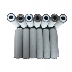 Bougie de filtre en poudre agglomérée en acier inoxydable 316L