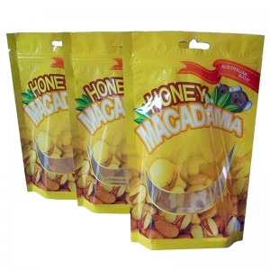 Les fournisseurs de la Chine personnalisés en plastique imprimé stand up pochette, bonbons ou de sucre ou de collation utilisent mylar sacs ziplock, qualité alimentaire doypack