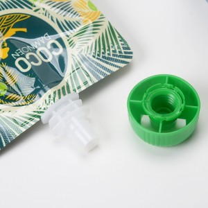 poche personnalisée de bec de gelée de catégorie comestible de qualité alimentaire