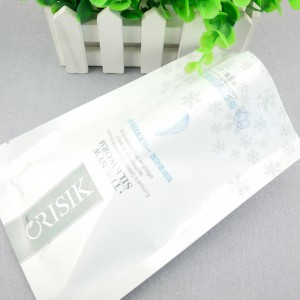 sac d'emballage fait sur commande en plastique de masque facial de papier d'aluminium