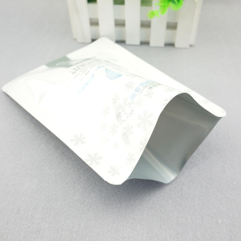 sac d'emballage fait sur commande en plastique de masque facial de papier d'aluminium