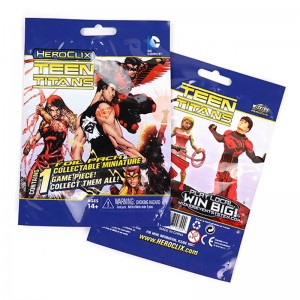 Nouveau produit mini sac à jouets sac d'emballage indépendant Support fermeture à glissière personnalisée