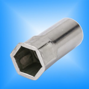 Réduire la fin du corps du corps hexagonal interne