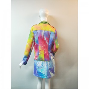 VESTE DE SUÉDETTE MULTICOLORE RLWSJ0007N