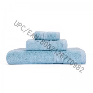 Jeu de serviettes de bain Clearance, Serviettes en coton peigné, ensemble de 6,2 débarbouillette, 2 serviettes de toilette, 2 serviettes de bain, Serviettes de bain