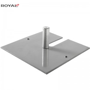 Embase de tuyau et drapé