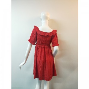 ROBE ROUGE DES DAMES TBWD0012M