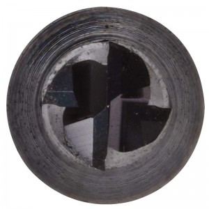 Fraise en bout en carbure monobloc, revêtue d'AlTiN, 4 dents, diamètre de 1/16 \