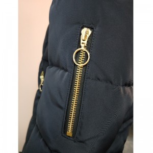 NAVY VESTE PUFFER À COL SUPÉRIEUR RLMPC0003