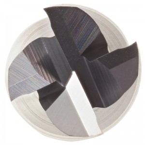 Fraise en bout en carbure monobloc, revêtue d'AlTiN, 4 dents, diamètre de 3/16 \