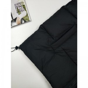 VESTE PUFFER HOMME CONTRASTE POURPRE ET NOIR RLMPC0023N