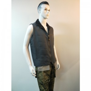 GILET NOIR POUR HOMME RLMV0006