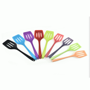Ustensiles de cuisine en silicone translucide pelle en silicone pot haute température antiadhésif pot spécial fuite fuite pelle silicone bœuf pelle friture pelle