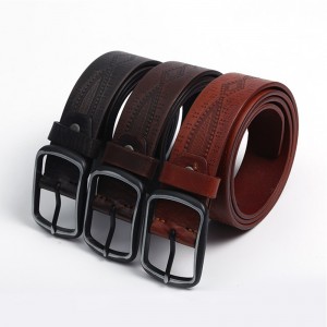 HD0827 - Ceinture en cuir Gneuine pour homme haut de gamme personnalisable
