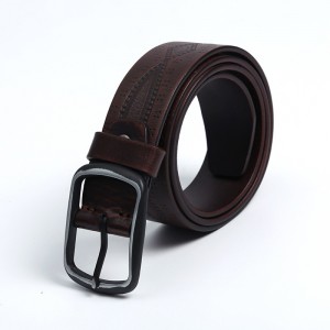 HD0827 - Ceinture en cuir Gneuine pour homme haut de gamme personnalisable