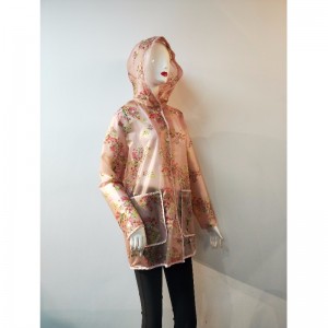 VESTE EN TPU IMPRIMÉ FLORAL POUR FEMME RLWTJ0001