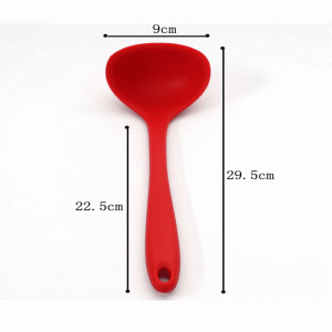 Silicone cuillère produits de cuisine outils de cuisson pot antiadhésif cuillère en silicone intégrée cuillère à gâteau
