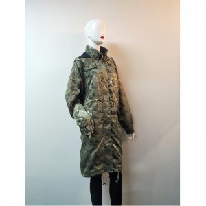 VESTE CAMO À CAPUCHE POUR FEMME RLWJ0020