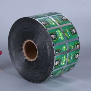 Rouleau de film d'emballage en plastique d'aluminium alimentaire pour sachet de café thé au lait