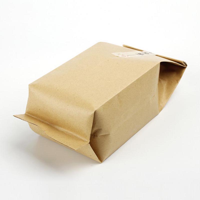 Sacs de thé latéraux de haute qualité de gousset de café de sacs d'emballage d'emballage alimentaire de papier kraft