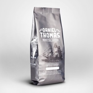 Sachet de café de thé vert d'emballage stratifié matérielle rayé par matériel fait sur commande de papier d'aluminium de couleur d'impression