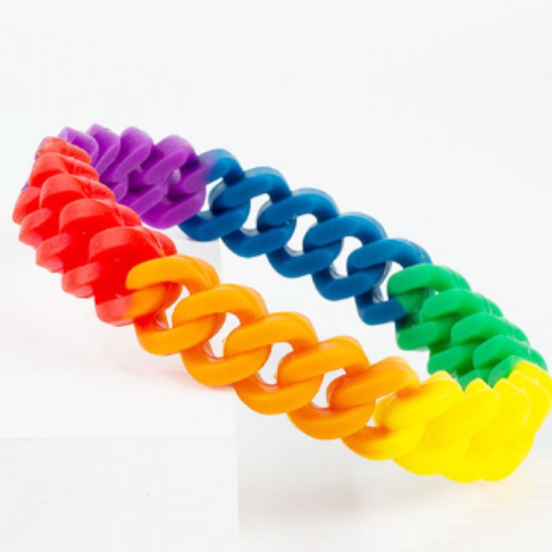 Bracelets tressés en silicone